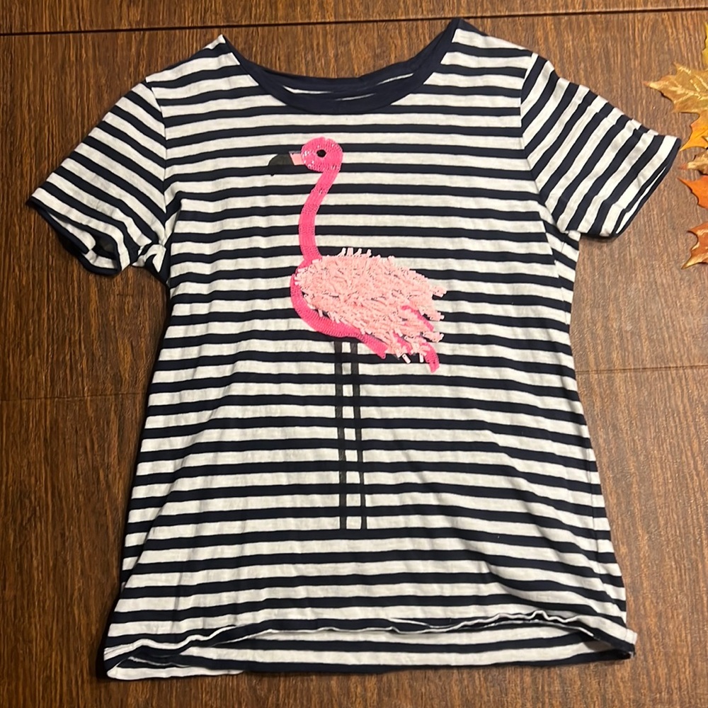 J Crew Collectors Tees Flamingo Design - Women Small